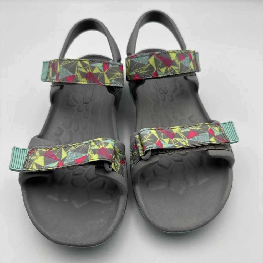 Merrell Kids Girls Hydro Drift‎ Gray Multi Color Sport Sandal Size 4
